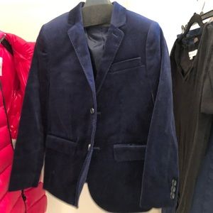 J Crew boys Lodlow Velvet Blazer